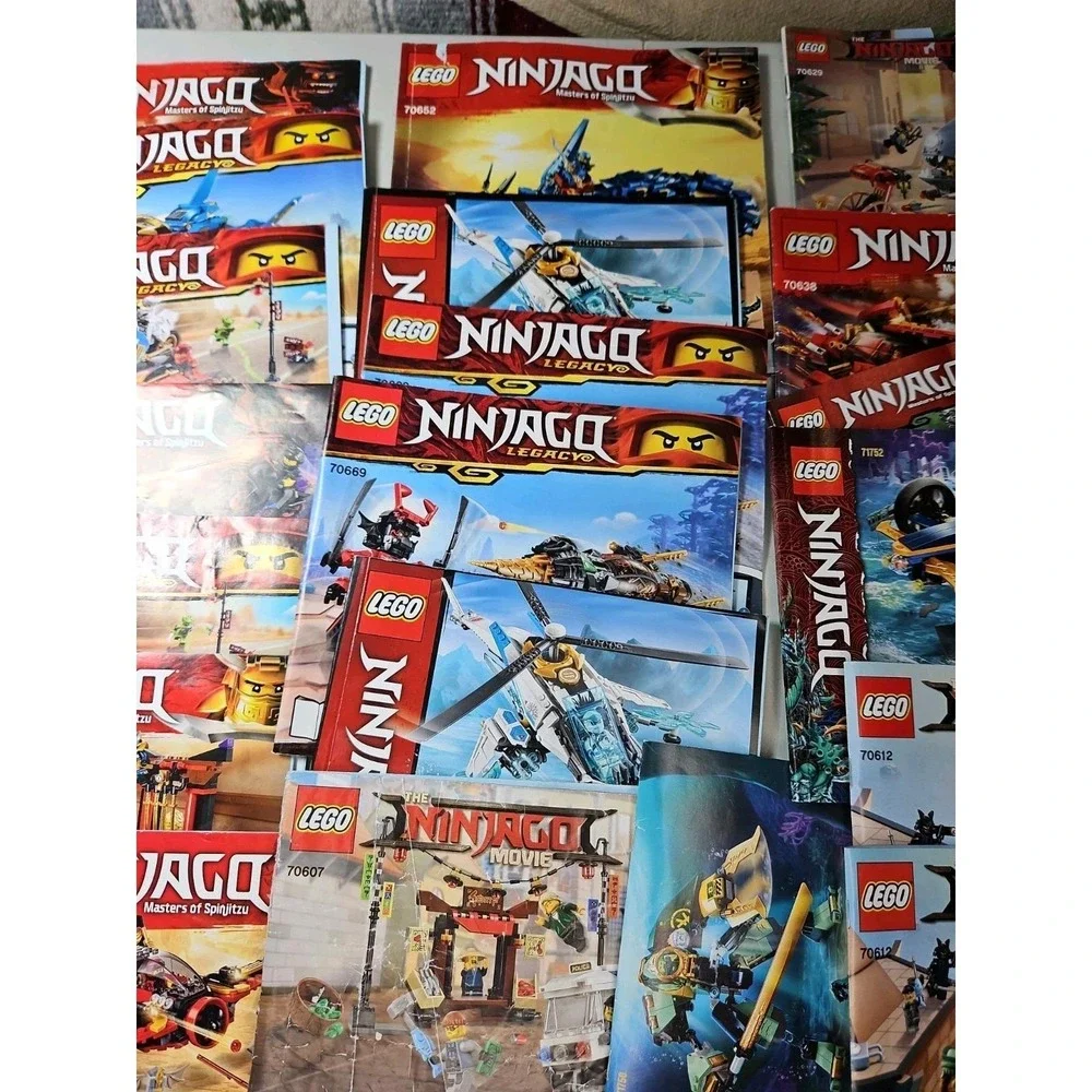 29 Lego INSTRUCTION MANUALS ONLY Lot NINJAGO Movie Spinjitzu Legacy Etc